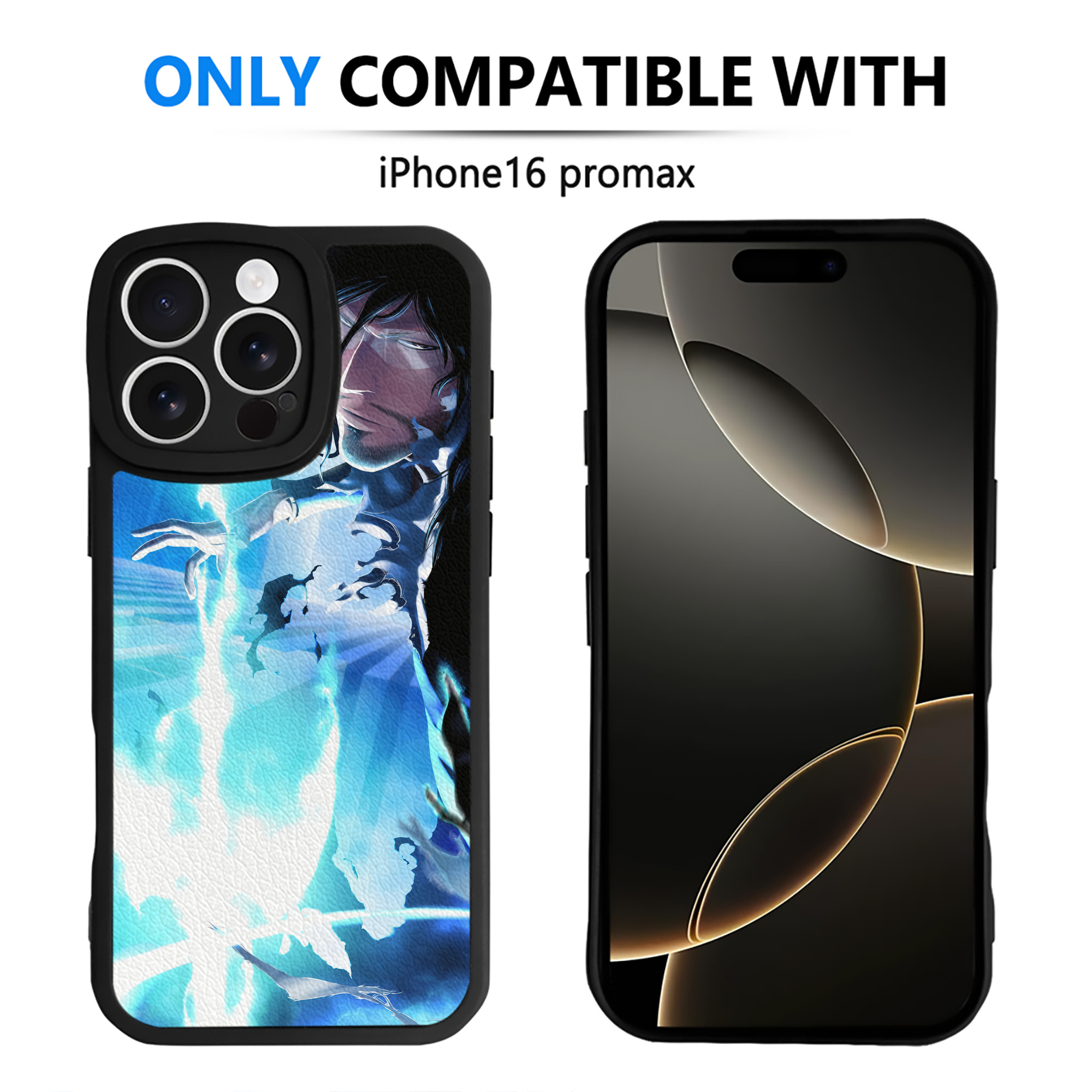 （画像用） ブリーチ BLEACH 【iPhone 16シリーズ対応】シリコンスマホケース（レザー調） 材質：シリコン
